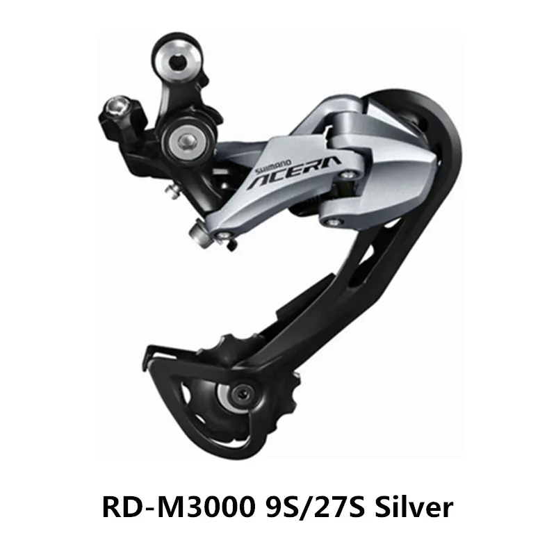 SHIMANO ACERA RD M2000 черный/RD M3000 серебристый задний циферблат горный велосипед 9/27