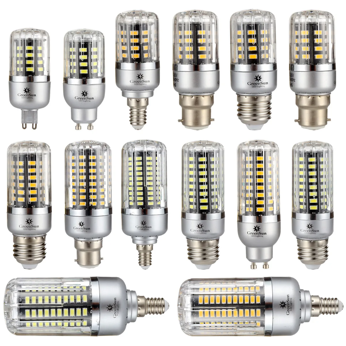 С большим количеством люменов на 5736 SMD лампа Кукуруза лампы E14 E27 G9 GU10 B22 3W 5 Вт 7 9 12 15