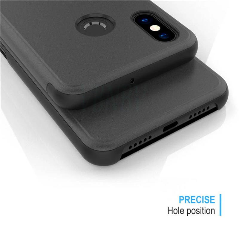 Mi rror smart view чехол для телефона для Xiao mi Red mi 5 Plus Note 5 6 Pro Note 5A 4X 6A S2 mi 8 SE 6 A1 A2 Lite Max 3 Кожаный флип-чехол