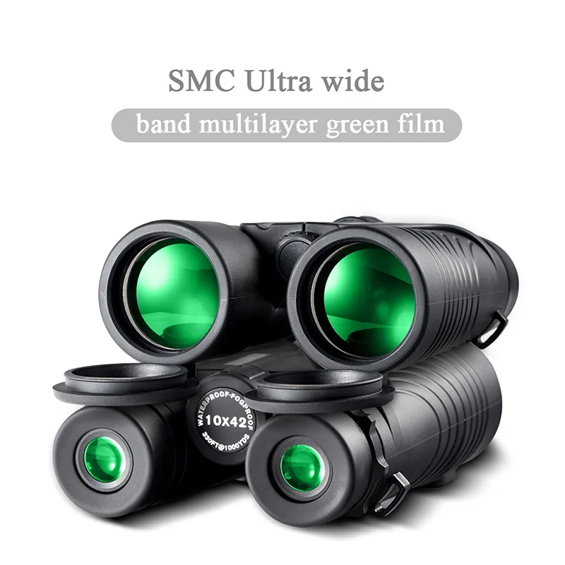 HUTACT Powerful Binoculars For Hunting Telescope 10x42 Verrekijker Telescopio BAK4 Birdwatching Optical Hiking FMC Coating | Инструменты