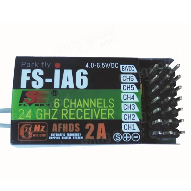 FlySky FS iA6 2 4G 6CH AFHDS приемник для i10 Transmitter GT2E GT2F GT2G передатчик модели RC|flysky fs-ia6|flysky
