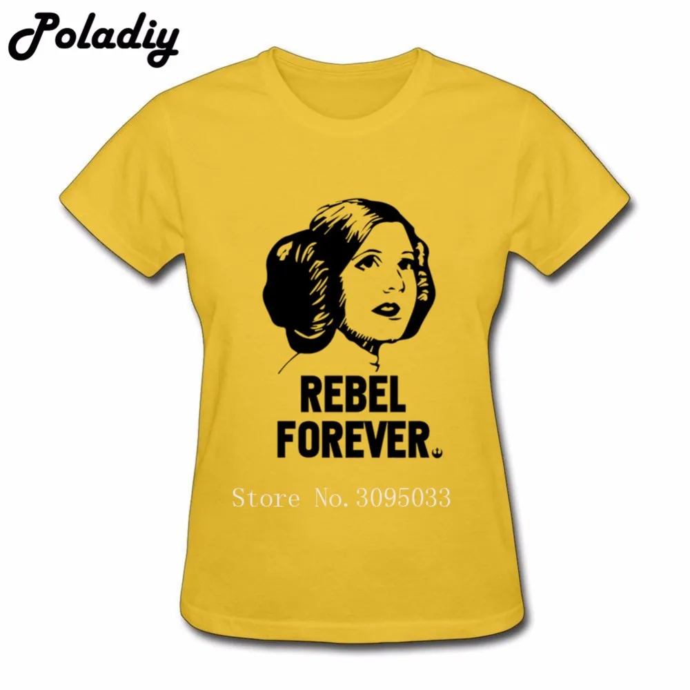 Женская Горячая футболка принцесса Leia Forever Star Wars женские футболки подарочные с