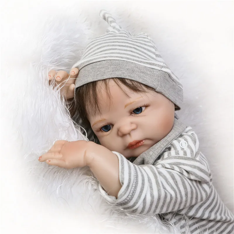Кукла Bebes reborn real boy NPK силиконовая для всего тела подарок детей menino boneca silicona completo |