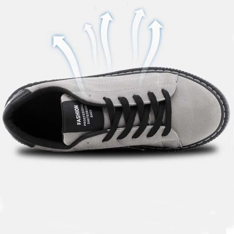 Men's Fashion Canvas Shoes Spring Autumn Lace Up Outdoor Casual Breathable Flats Male Skate Student Style | Обувь
