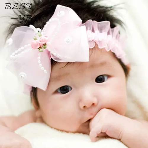Горячее предложение Стиль Красивая повязка Hairband девушки цветы лук повязки