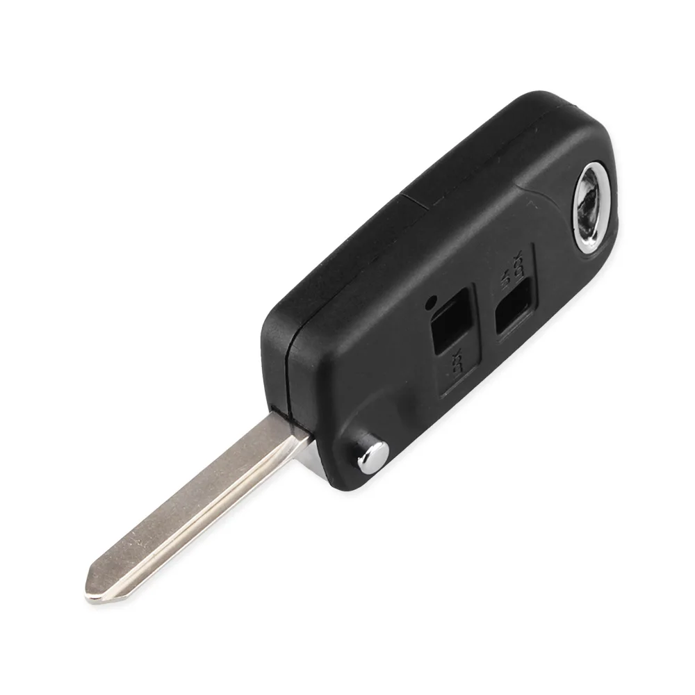 KEYYOU дистанционный автомобильный чехол складной флип-чехол для ключей Fob 2 кнопки