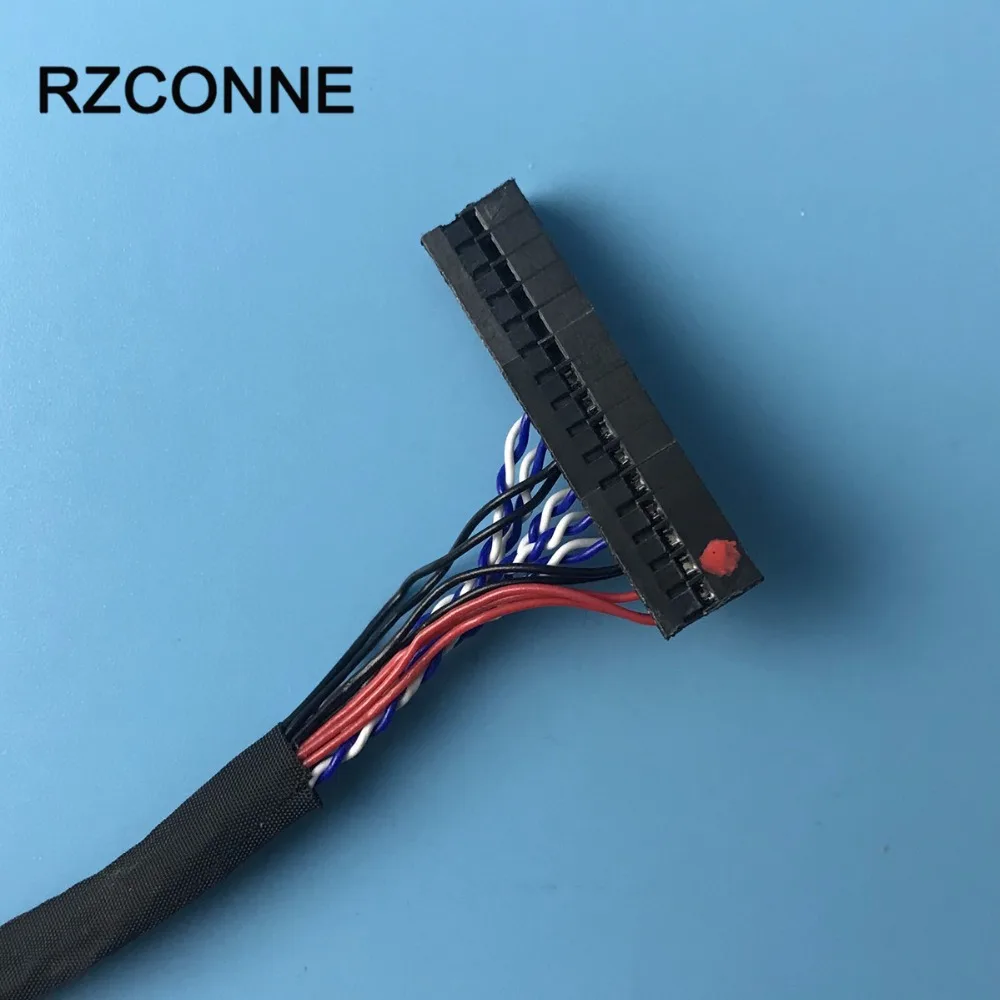 Кабель LVDS Φ 1ch 8bit для 18 5 дюймовой 1366x768 ЖК панели M185B1 LTM185AT01|lcd cable|lcd panel cablefor cable |