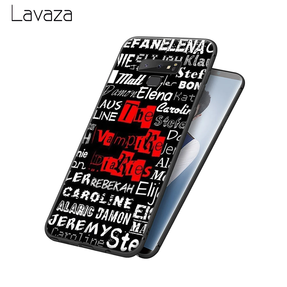 Мягкий чехол Lavaza Дневники вампира для Galaxy A3 A5 2016 2017 A6 plus A7 A8 A9 J6 2018 A10 30 40 50 70 |