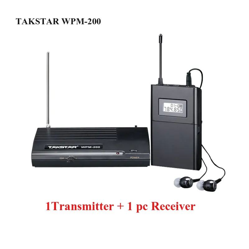Wpm-200/wpm 200 Беспроводной Запись студийного монитора Системы вкладыши UHF гарнитура