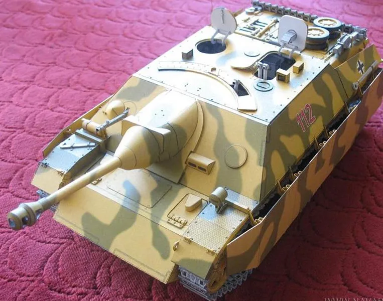 Высококачественный Комплект бумажных 3D моделей jagdpanzer F из Германии Второй