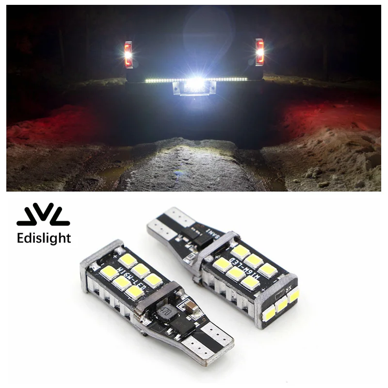 Edislight Canbus 921 T15 T10 800LM светодиодный лампы резервные Обратный Свет для 2010- Ford F150 F250 побег экспедиция Focus Fusion