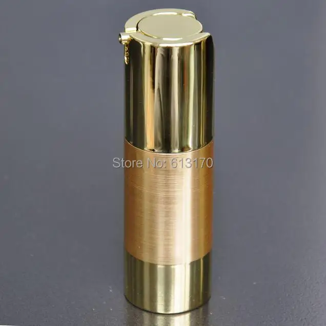 

10pcs 30ml gold airless bottle cosmetic containers vacuum pump bottle for men women Free shipping