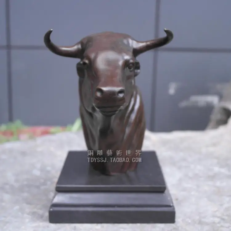 wholesale factory Decoration sculpture crafts Horsehead copper handicraft Spanish bullfight abstract ornaments home | Дом и сад