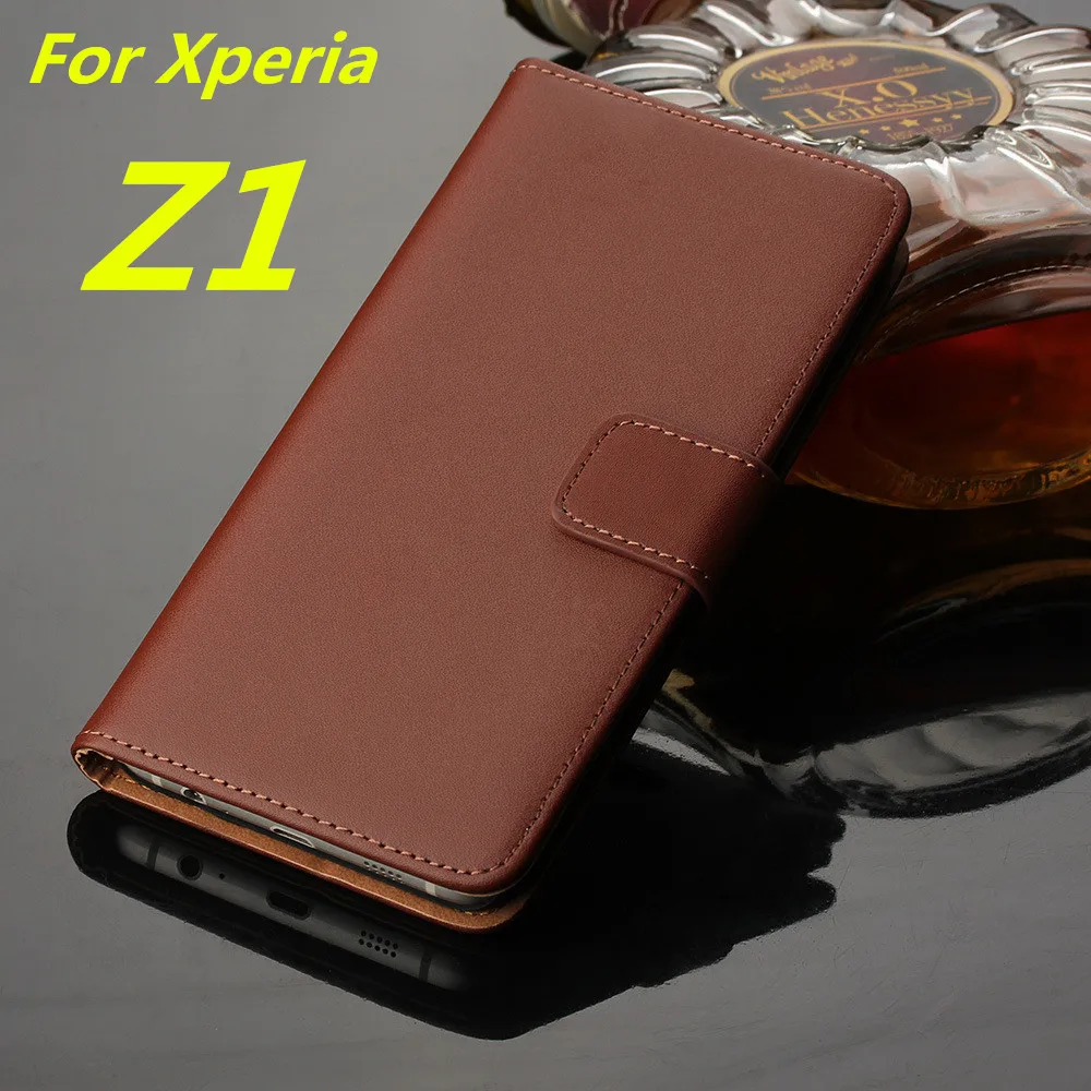 Чехол-бумажник из искусственной кожи с откидной крышкой для sony Xperia Z1/Z1 Honami C6902 C6903 C6906 C6943 с отделениями для карт и отделением для денег GG