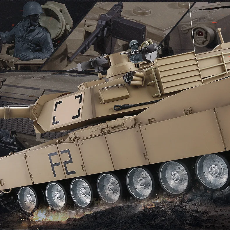 1:16 2,4 Ghz US RC M1A2 Abrams Tanque de batalla главный пульт дистанционного управления tanque de batalla humo y sonido детская игрушка Подарки