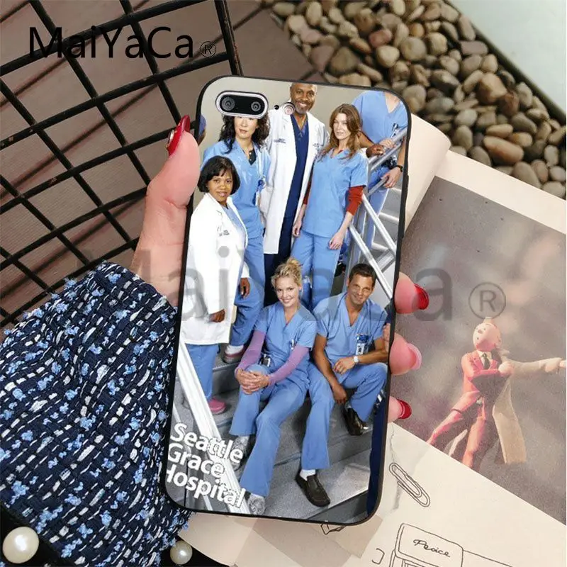 MaiYaCa серый анатомический мягкий высококачественный чехол для телефона - Фото №1