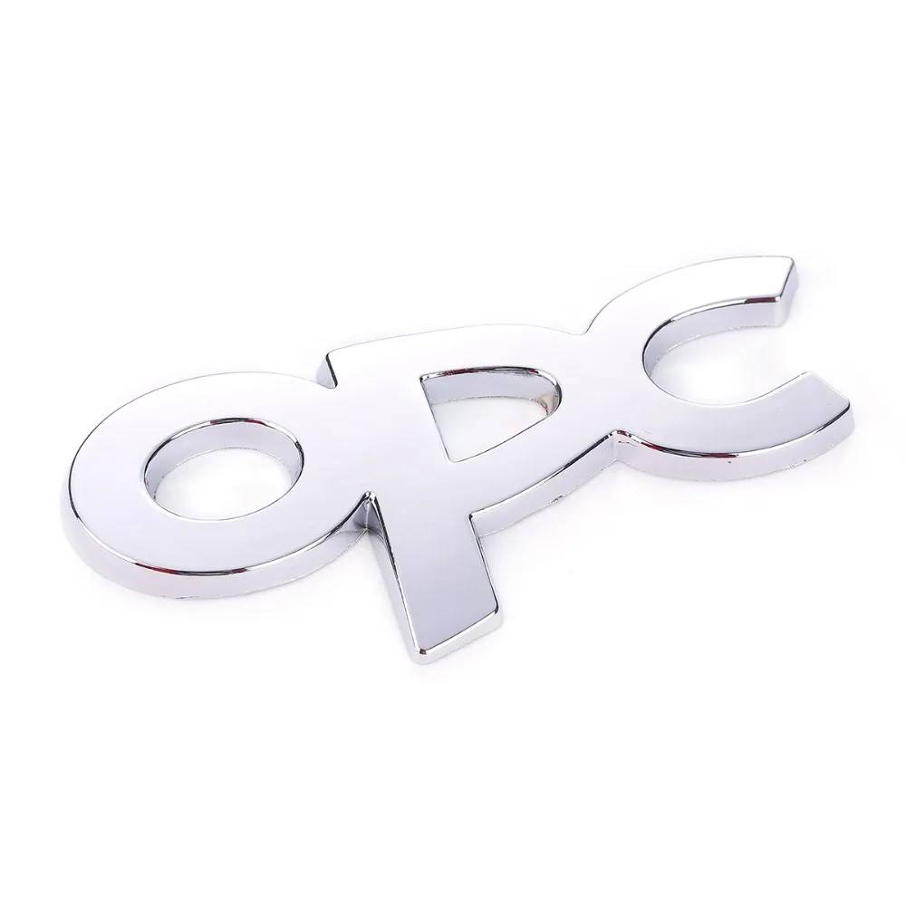 Стайлинг автомобиля 3D стикер для хром металл OPC бейж с эмблемой гриль наклейка Opel