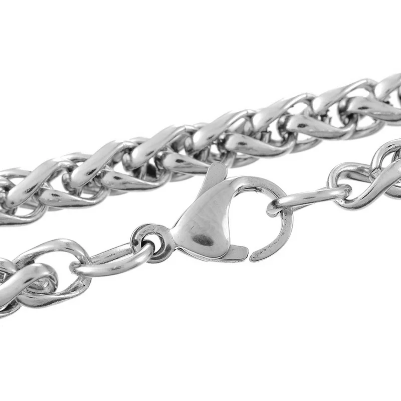 FUNIQUE цепочка ожерелье из нержавеющей стали витая Цепочка в стиле стимпанк