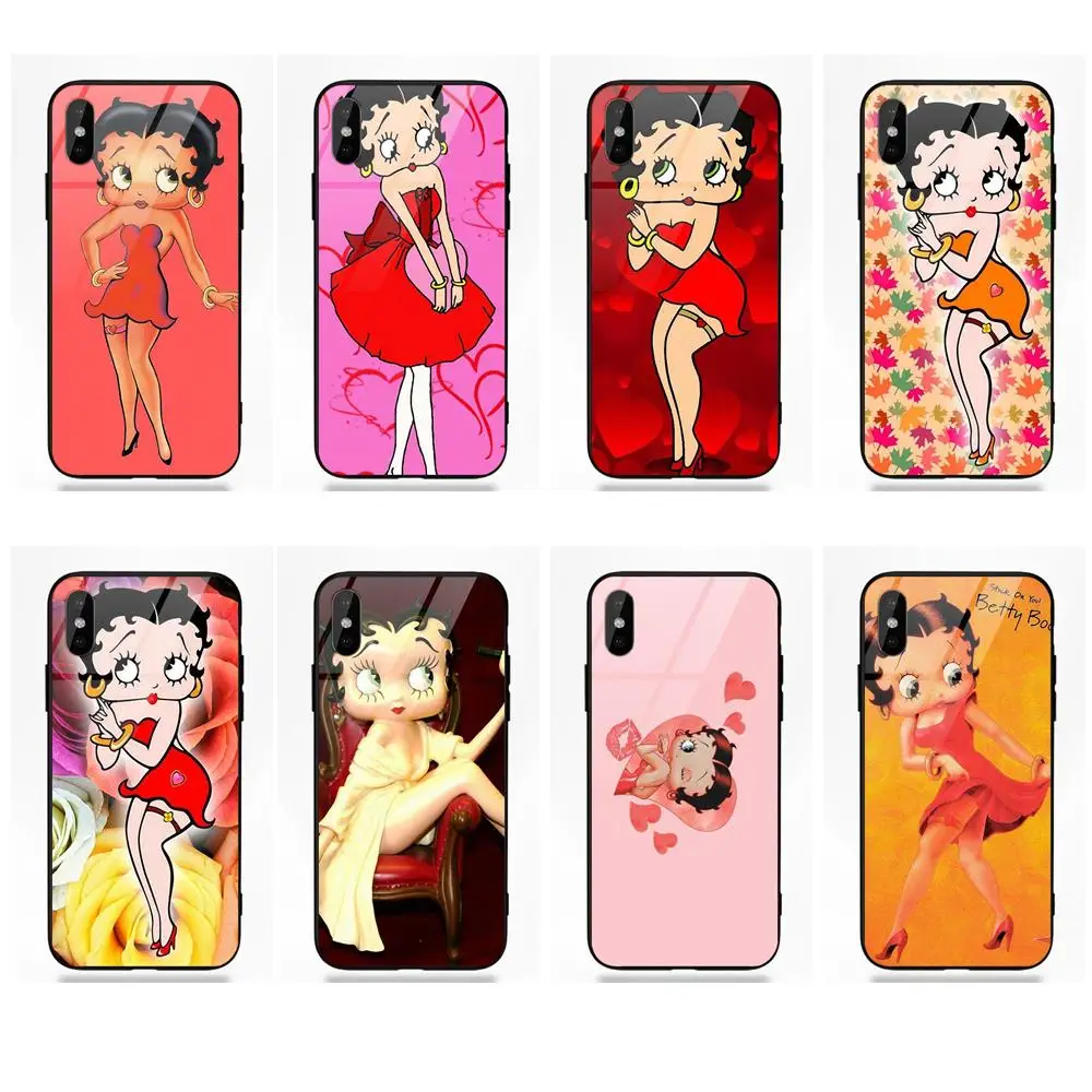Vvcqod Сексуальная мультфильм девушка Бетти Буп для Apple iPhone 5 5C 5S SE 6 S 7 8 плюс X XS Max XR
