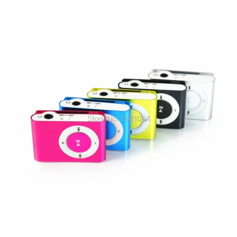 SZAICHGSI Mini Clip MP3 Player Cheap mp3 Players Support Micro SD/TF Cards without retail box package wholesale 500pcs | Электроника