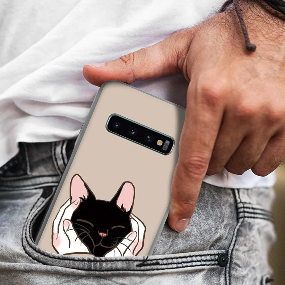 CASEIER матовый чехол для телефона Samsung S9 S8 S10 Galaxy A7 A3 A5 A6 2018 2017 2016 чехлы Fundas |