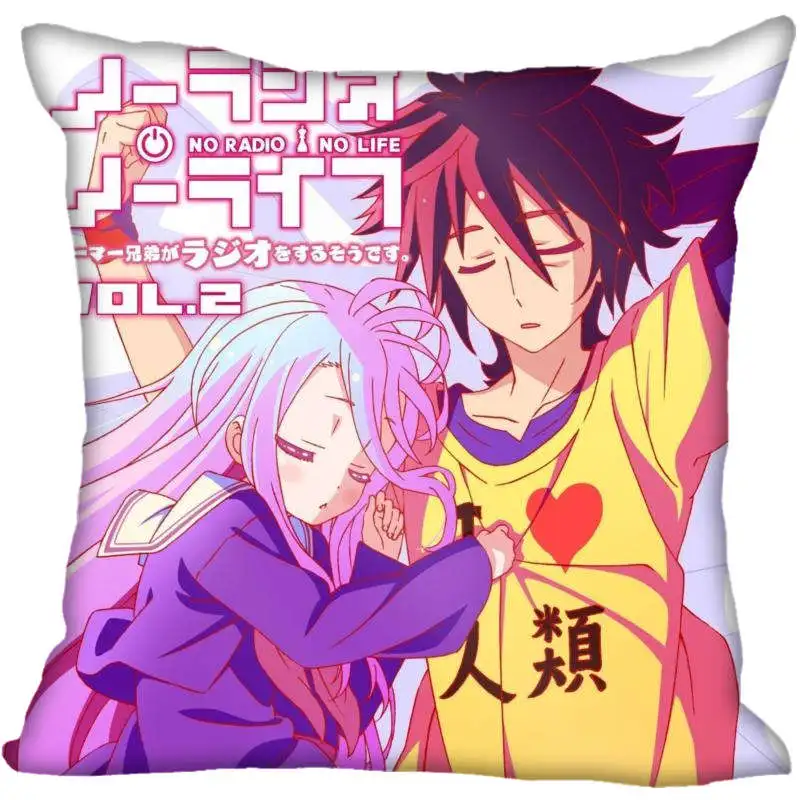 Горячая Распродажа Custom No Game Life Zero наволочка 40x40 см 45x45 60x60 (две стороны) dakimakura Home