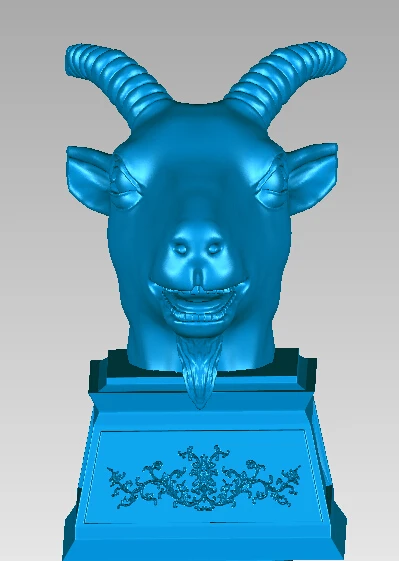 3D модель для ЧПУ резная фигурка скульптурная машина в формате STL западная