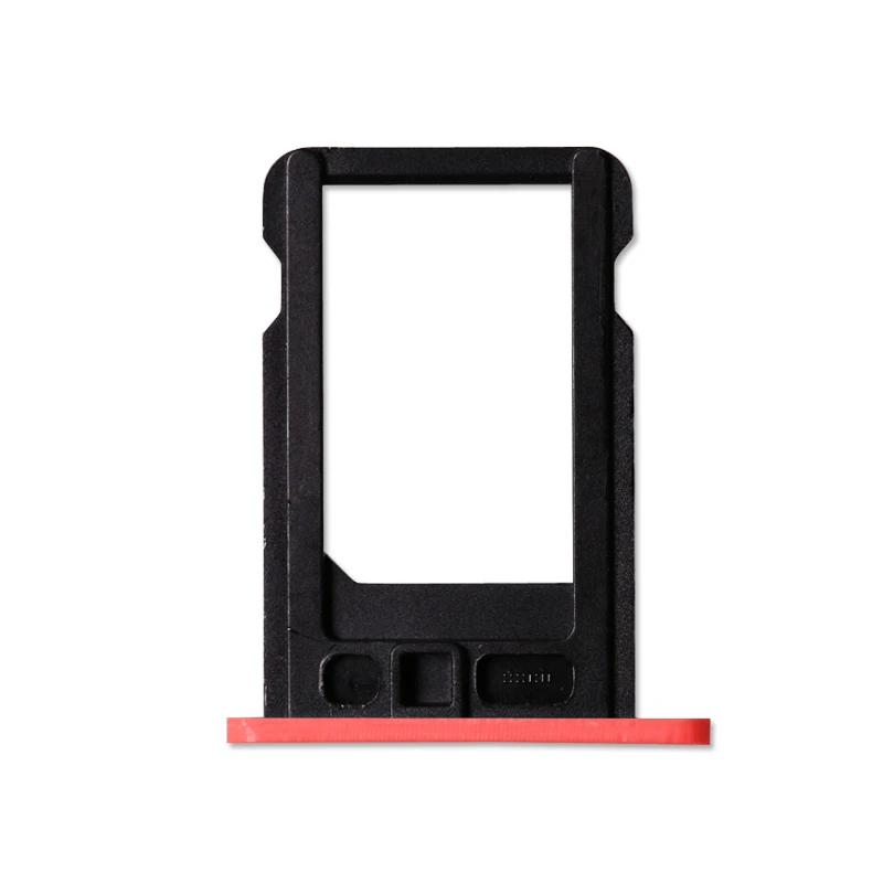 red 1 шт. качественный цветной лоток для сим-карты, слот-держатель для iPhone 5C, слот для sim-карты, лоток для карт, быстрая - Цвет: red