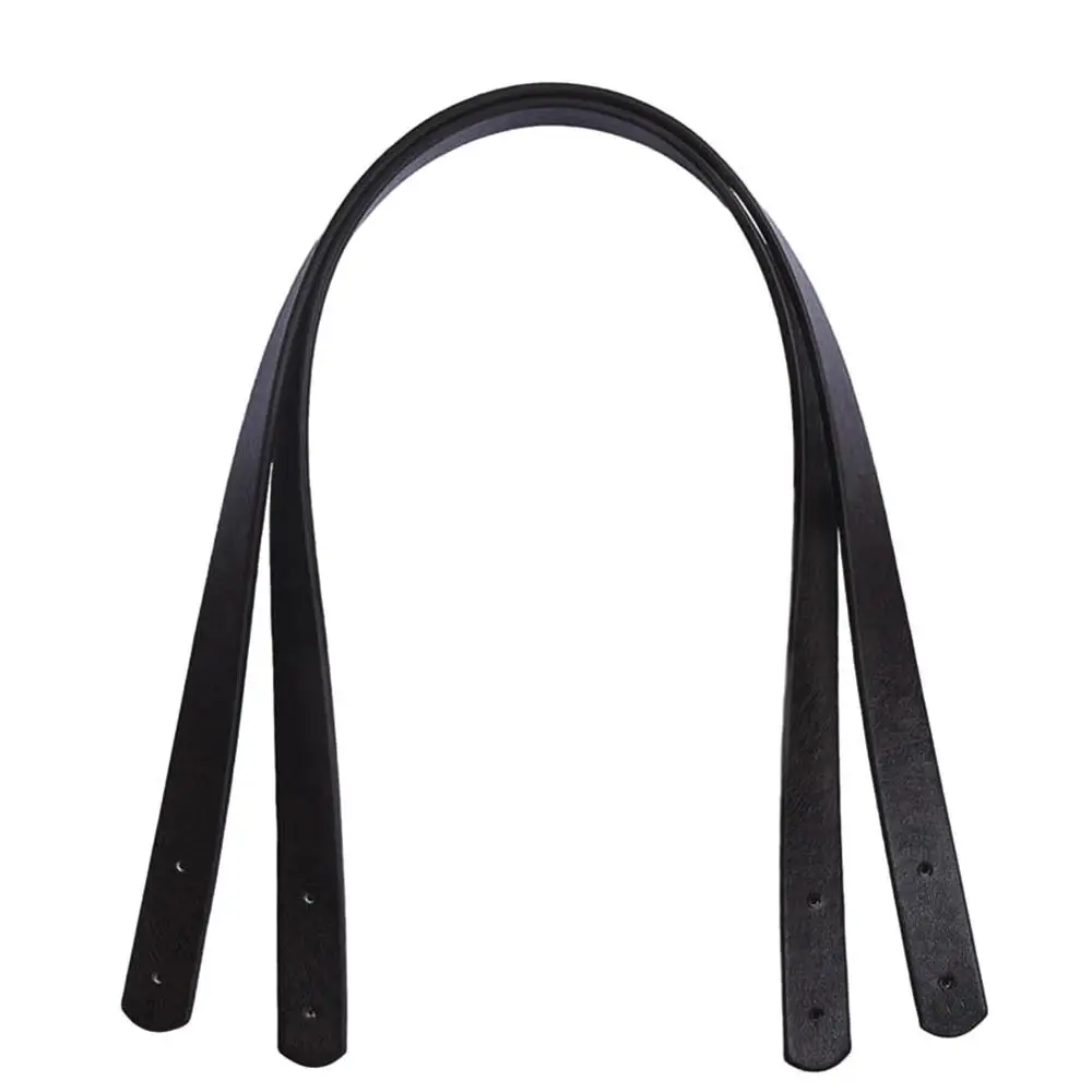 black 2 шт. 60 см DIY сумка из искусственной кожи ремень сумка на плечо ремень сплошной цвет Замена сумки Obag ручки аксессуары для сумки Anse De Sac - Цвет: black