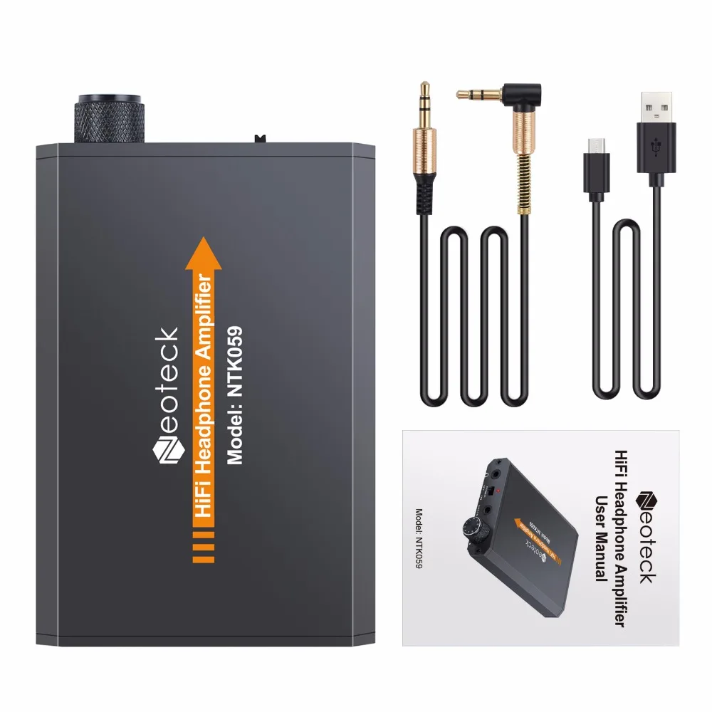 Neoteck амплитеры, усилитель для наушников, портативный Aux вход, порт для iPhone, Android, музыкальный плеер, усилитель с 3,5 мм кабелем Jack