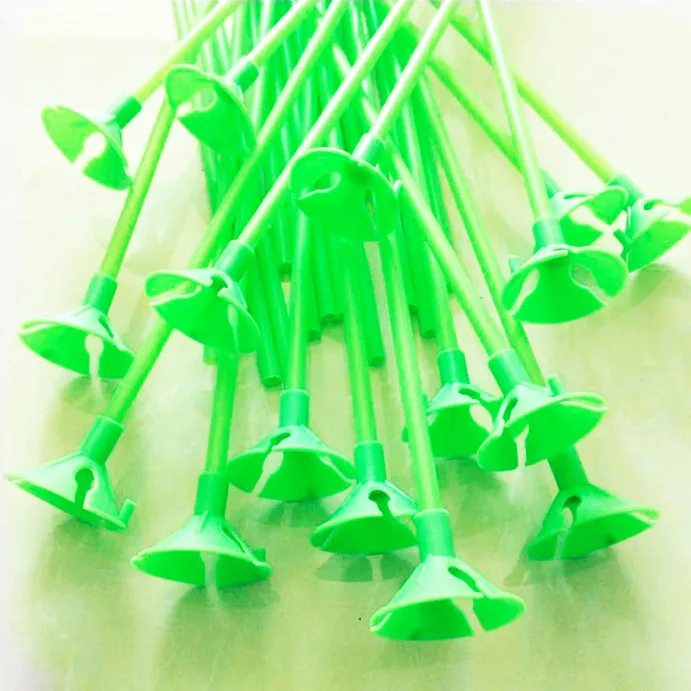 Высококачественные палочки для воздушных шаров 100 шт./лот красные желтые зеленые