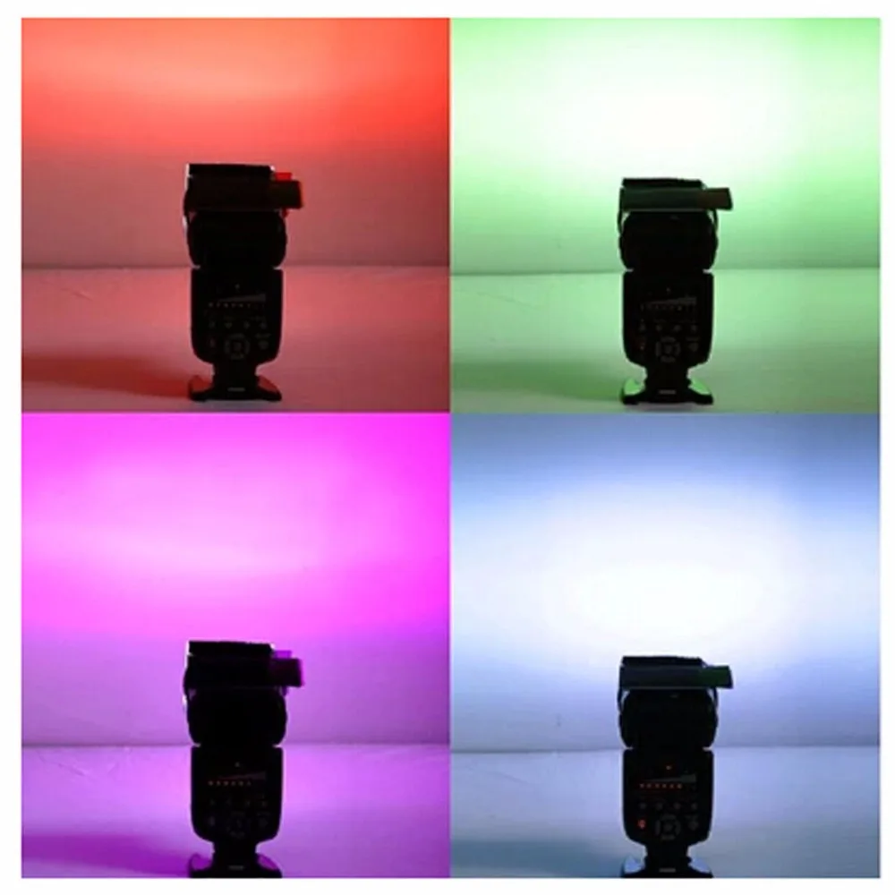 Рассеиватель для вспышки универсальный 12 шт. вспышка Strobist Speedlite цветная карта