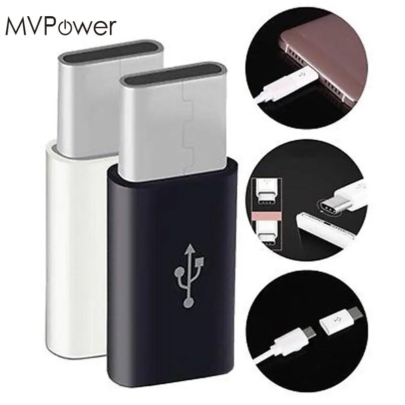 Универсальный портативный адаптер конвертера MVPower с разъемом USB 3 1 Type C Папа Micro