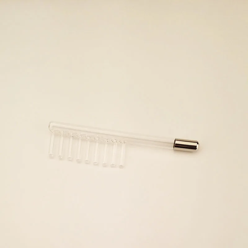 Comb tube Ручная высокочастотная электротерапия Beuaty Инструмент анальгезия кожи акне - Цвет: Comb tube