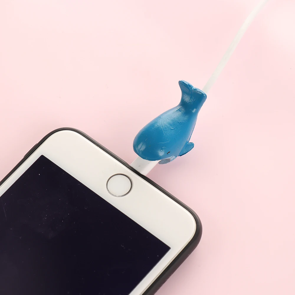 Мультяшный защитный кабель для iphone намотка кабеля чехол органайзер USB