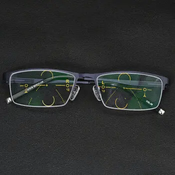 Мужские цветные солнцезащитные очки с полуободковой оправой из сплава