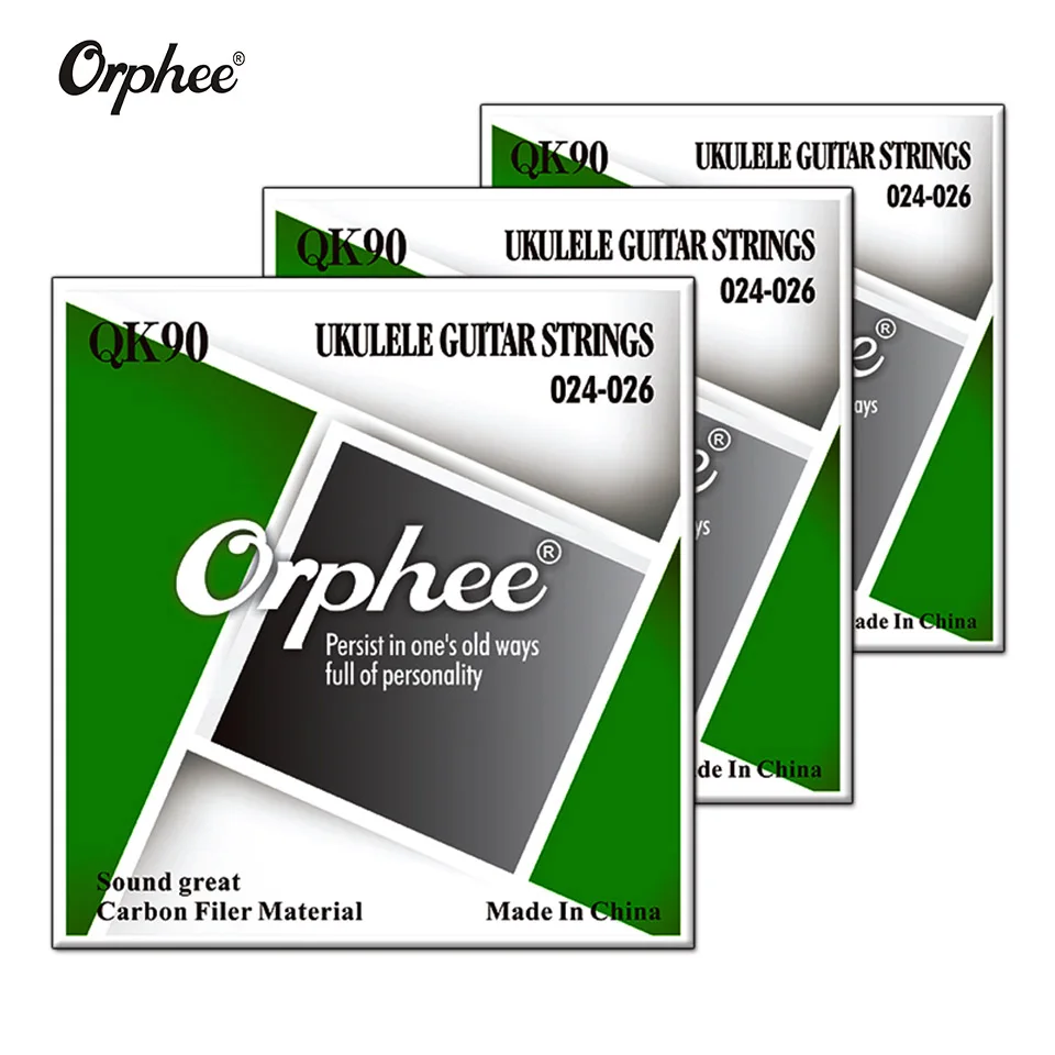 Orphee Струны для укулеле 4 шт./компл. белый углерод Filer материал часть сценическая производительность для Guigar 2" 23" 2" струнный инструмент