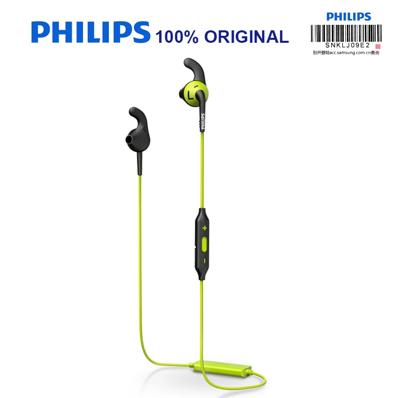 Беспроводные Наушники Philips SHQ6500 с шейным ободом Bluetooth бас водонепроницаемая