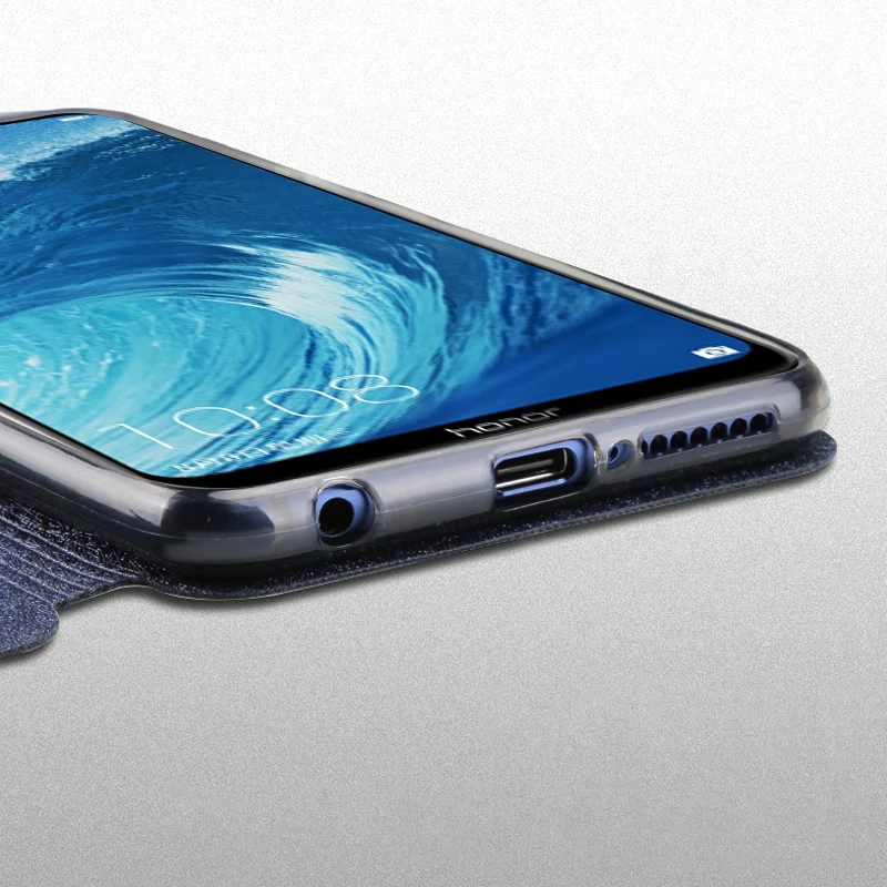 Для huawei honor view 10 lite чехол-книжка Кожаный чехол MOFI для силиконовый fundas |