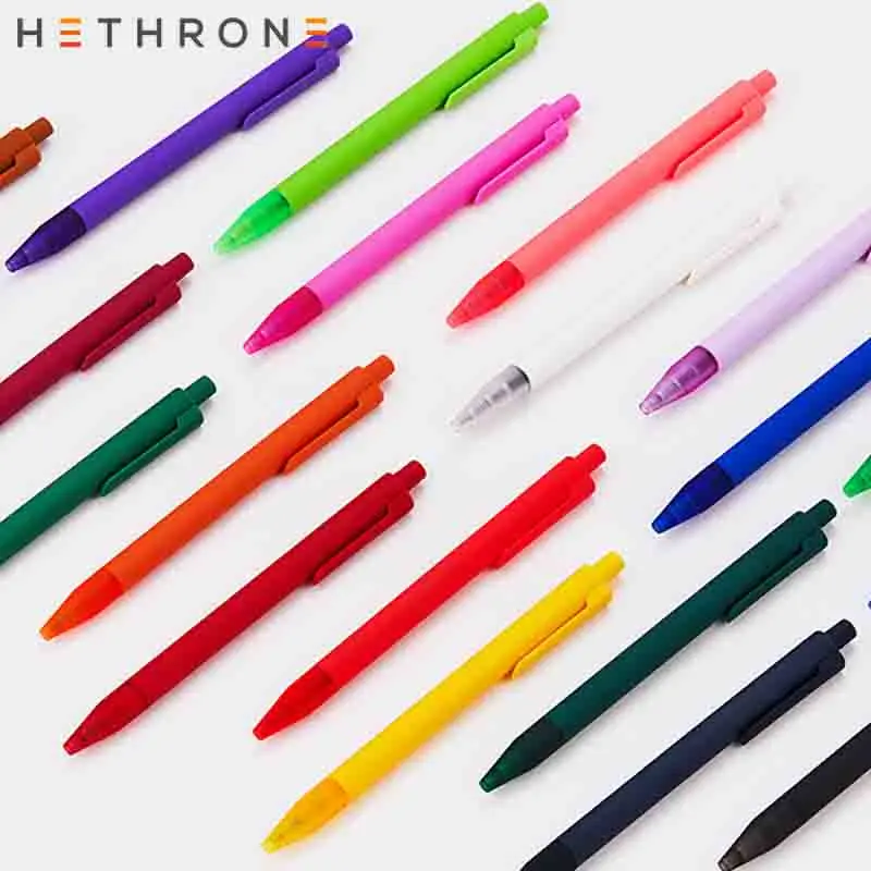 Ручка Hethrone 0 5 мм цветные гелевые ручки выдвижная простая ручка конфетного цвета
