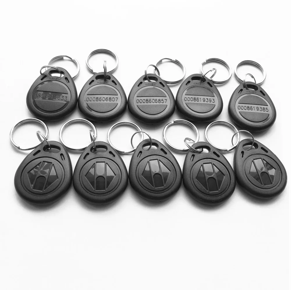 125 кГц rfid EM4100 TK4100 информационные Брелоки для ключей брелки электронные ключи безопасности записываемых брелоков Брелок ID светоэлектрического rfid карты для системы контроля доступа