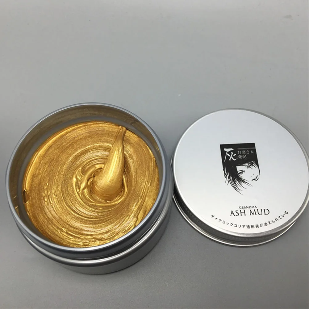 Мгновенный цвет волос Pomades воски белый фиолетовый серый серебряный пепельный воск цвет волос воск грязевая одноразовая краска цвет волос Моющийся