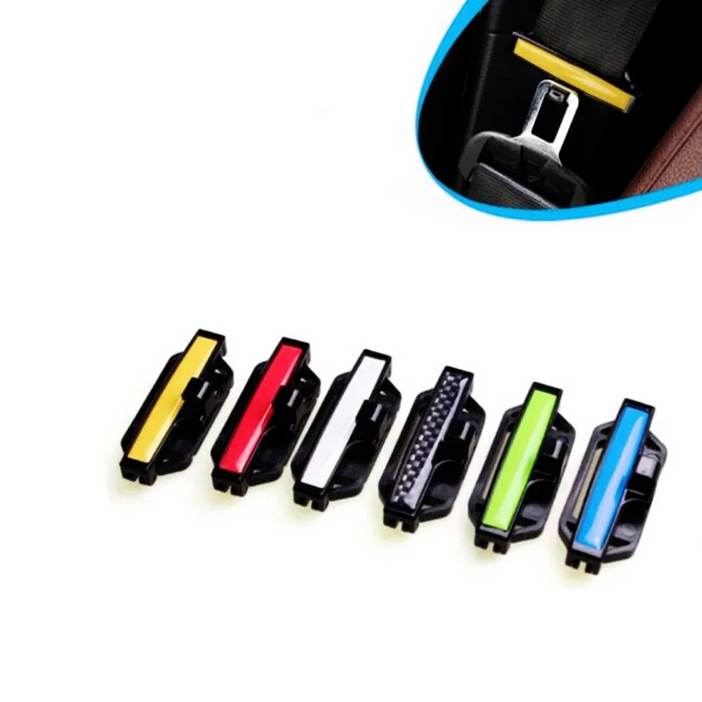 2 шт. зажимы для ремня безопасности автомобиля пряжка автомобильный Стайлинг