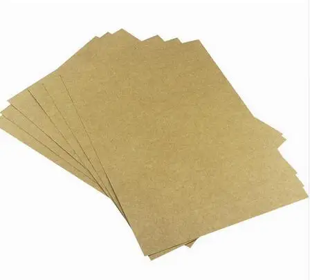 Высокое качество A4 коричневый крафт бумага картон карта пустой 200gsm 250gsm 300gsm 350gsm