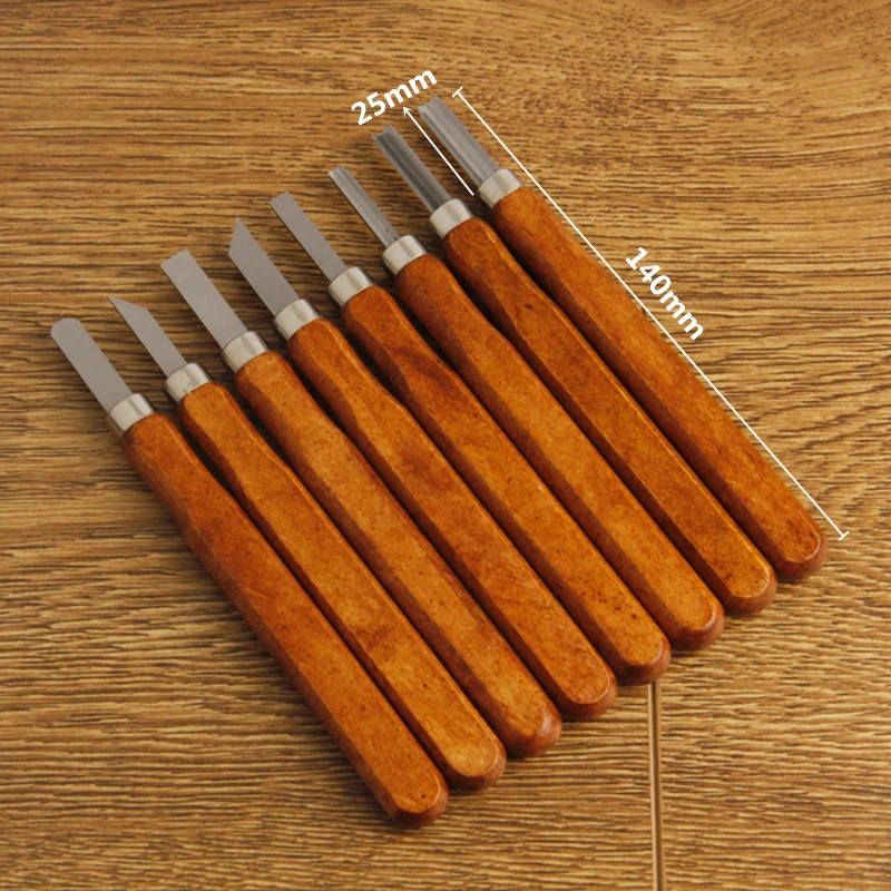 8 шт. нож для резьбы по дереву скульптуры ремесло канцелярские ножи деревянная