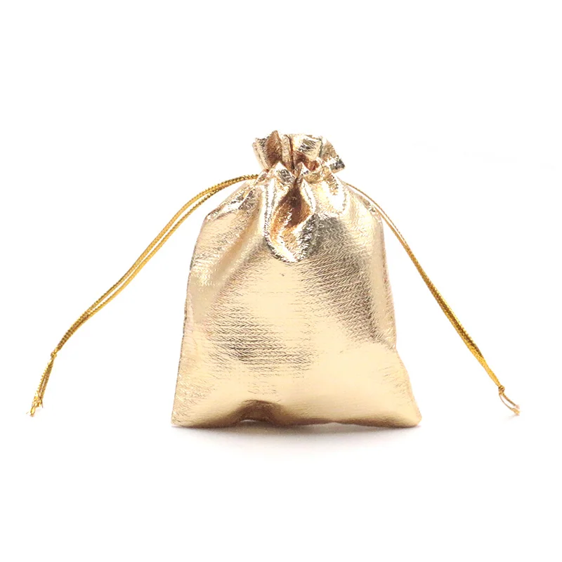 Fashional Restoring Golden/Silver Bags Wedding Ring Boxes Christmas Gift Boxes Jewelry Packaging&Display Bags 5x7cm 300pcs/lot