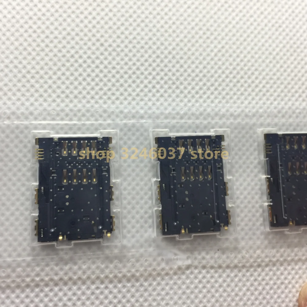 5 шт./лот оригинальный новый держатель слота для SIM карты samsung P1000 P6200 P3100 лоток sim