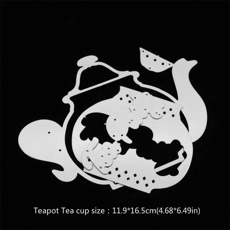 ZFPARTY чайник для резки металла трафареты DIY Скрапбукинг/фотоальбом Декоративные