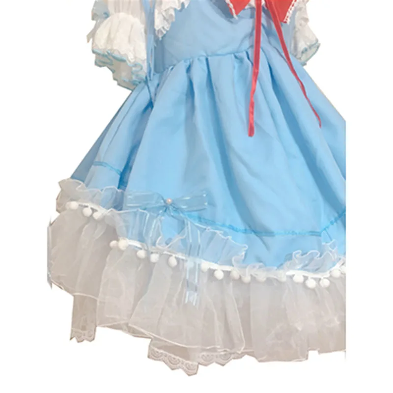 Аниме Touhou Project платье Cirno Косплэй костюм с аксессуар для волос 11 |
