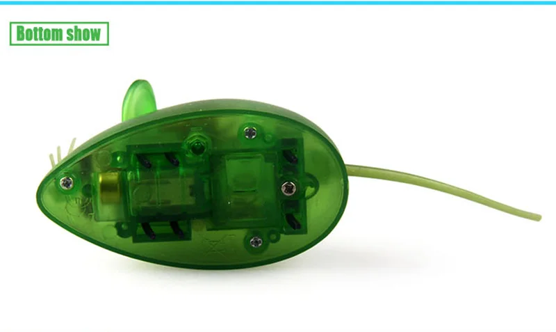 4 цвета робот мышь со светодио дный подсветкой Bionics игра развивающие интересы Новинка и кляп игрушки трек Raceway игрушки подарок для детей